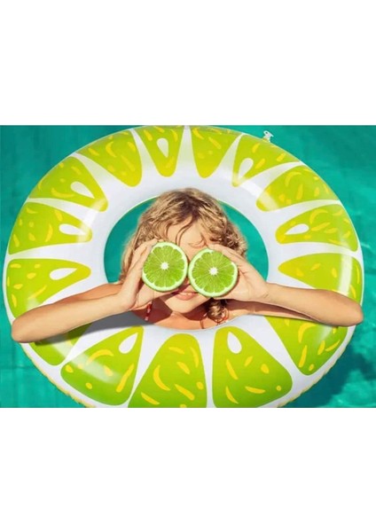 Renkli Geometrik Desenli 71 cm Simit Dekoratif Ürün