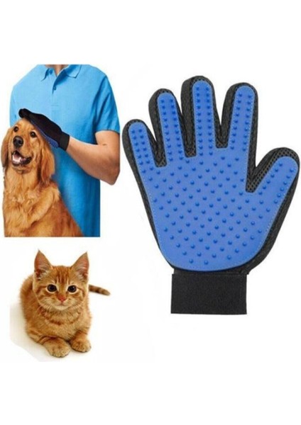 Kedi ve Köpek Tüylerini Kolayca Toplayan Temizlik ve Masaj Eldiveni