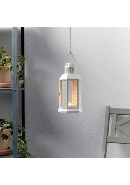 Şık ve Dayanıklı 22 cm Modern Estetik Beyaz Fener fiyatları