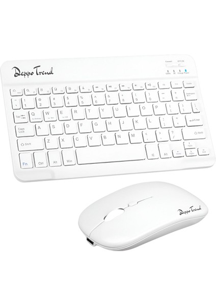Pc/notebook/macbook Uyumlu Kablosuz Şarj Edilebilir Klavye Mouse Seti Sessiz Türkçe Karakter Klavye