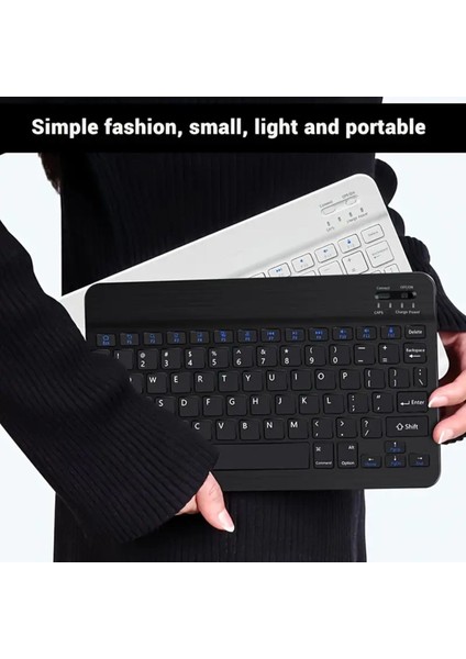 Pc/notebook/macbook Uyumlu Kablosuz Şarj Edilebilir Klavye Mouse Seti Sessiz Türkçe Karakter Klavye
