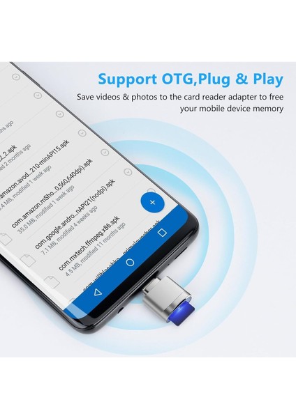 Type-C To Micro Sd/tf Card Reader Iphone/samsung/xiaomi/macbook/ipad/tablet/pc Uyumlu Metal Çevirici fırsatları