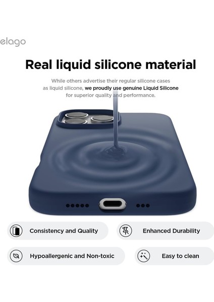 Yüksek Kaliteli iPhone 16 Pro Uyumlu Kılıf Liquid Silikon Renkli Mat Lekelere Dayanıklı Kaymaz fiyatları