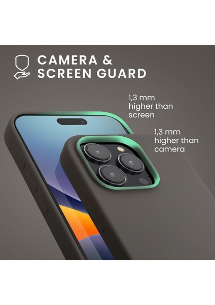 Yüksek Kaliteli iPhone 16 Pro Max Uyumlu Kılıf Liquid Silikon Renkli Mat Lekelere Dayanıklı Kaymaz fırsatları