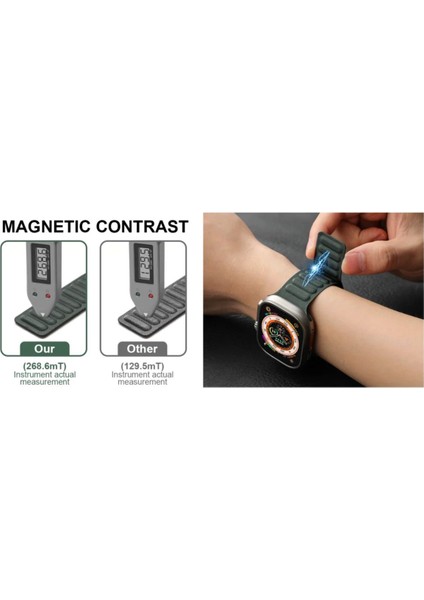 Apple Watch 9 8 7 6 5 4 3 2 1 Se 42MM/44MM/45MM/49MM Uyumlu Kordon Mıknatıslı Magnetli Deri Kordon modelleri