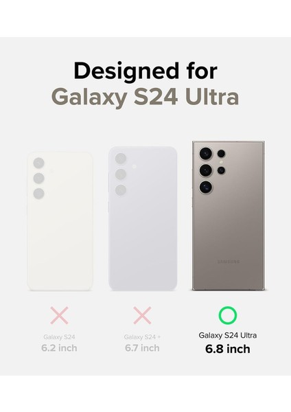 Samsung Galaxy S24 Ultra Uyumlu Kılıf Kamera Çıkıntılı Şeffaf Magsafe Kablosuz Şarj Destekli Kapak fiyatları