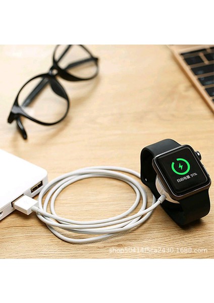 Apple Watch 9 8 7 6 5 4 3 2 1 Uyumlu Şarj Cihazı Manyetik Şarj Kablosu USB Kablo Şarj Aleti