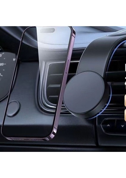 iPhone 11-12-13-14-15-15 Plus-15 Pro Max Uyumlu Magsafe Şekil Verilebilen Mıknatıslı Telefon Tutucu