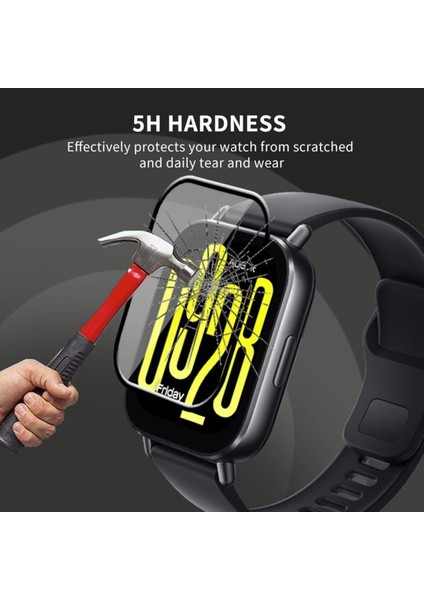 Xiaomi Redmi Watch 5 Active Uyumlu Ekran Koruyucu Çizilme ve Darbelere Dayanıklı Esnek Nano Koruma