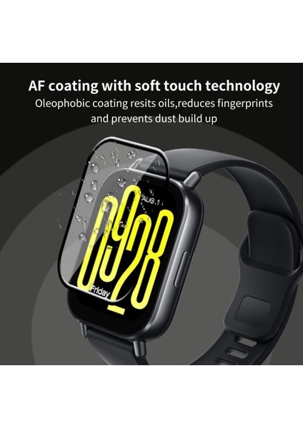 Xiaomi Redmi Watch 5 Active Uyumlu Ekran Koruyucu Çizilme ve Darbelere Dayanıklı Esnek Nano Koruma