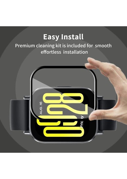 Xiaomi Redmi Watch 5 Active Uyumlu Ekran Koruyucu Çizilme ve Darbelere Dayanıklı Esnek Nano Koruma