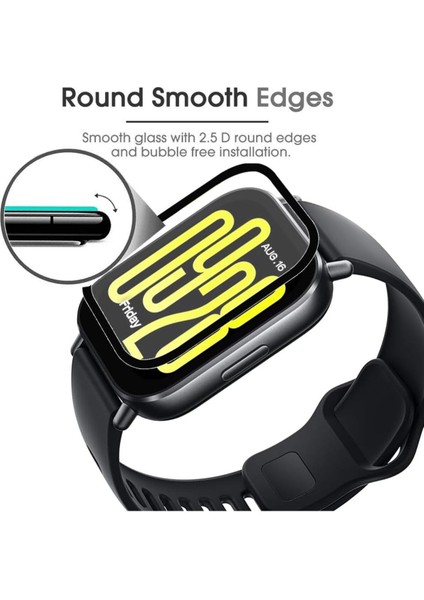 Xiaomi Redmi Watch 5 Active Uyumlu Ekran Koruyucu Çizilme ve Darbelere Dayanıklı Esnek Nano Koruma