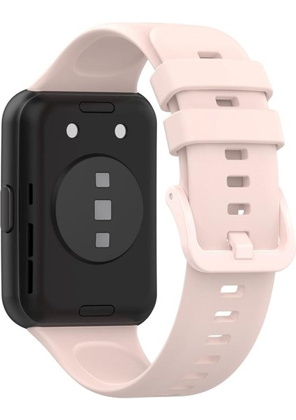 Huawei Watch Fit2 Uyumlu Kordon Liquid Silikon Ayarlanabilir Renkli Lansman Kordon