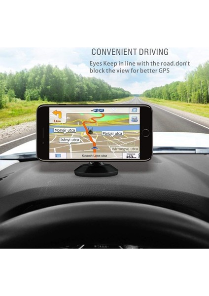 Araç Içi Telefon Tutucu Tüm Modeller ile Uyumlu 360 Dönebilen Metal Mıknatıslı Telefon Tutucu fiyatları