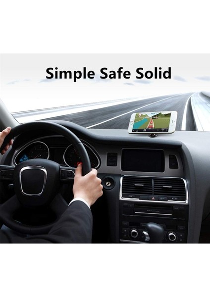 Araç Içi Telefon Tutucu Tüm Modeller ile Uyumlu 360 Dönebilen Metal Mıknatıslı Telefon Tutucu