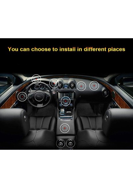 Araç Içi Telefon Tutucu Tüm Modeller ile Uyumlu 360 Dönebilen Metal Mıknatıslı Telefon Tutucu
