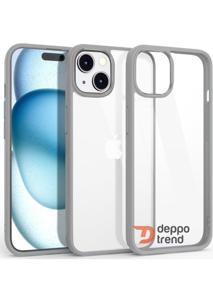 iPhone 13 Uyumlu Kılıf Kamera Çevresi Metal Sararmaya Karşı Dayanıklı Koruyucu Silikon Kapak