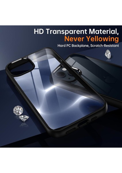 iPhone 13 Uyumlu Kılıf Kamera Çevresi Metal Sararmaya Karşı Dayanıklı Koruyucu Silikon Kapak fırsatları