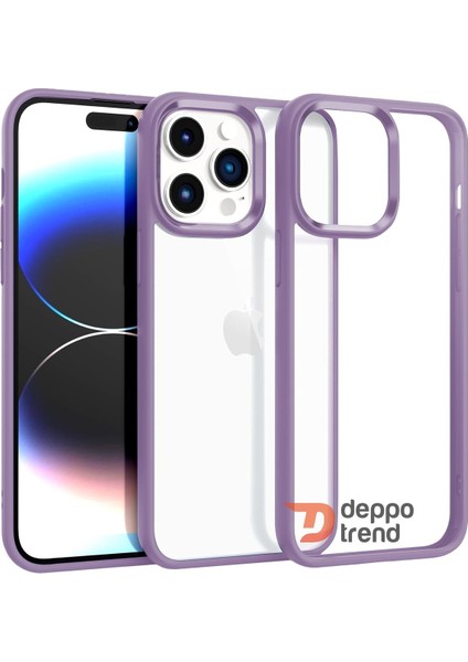 iPhone 13 Pro Max Uyumlu Kılıf Kamera Çevresi Metal Sararmaya Karşı Dayanıklı Koruyucu Silikon Kapak