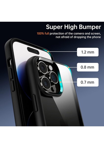 iPhone 13 Pro Max Uyumlu Kılıf Kamera Çevresi Metal Sararmaya Karşı Dayanıklı Koruyucu Silikon Kapak fiyatları