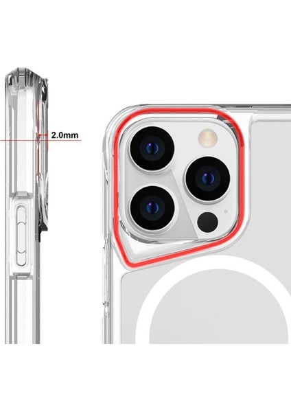 iPhone 13 Pro Uyumlu Kılıf Şeffaf Magsafe Kamera Çıkıntılı Koruyucu Slim Dayanıklı Silikon Kapak fırsatları