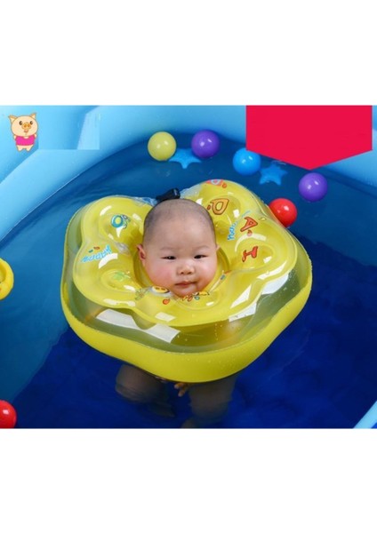 Renkli Bebek Yüzme Simidi, Güvenli ve Konforlu Yüzme Deneyimi