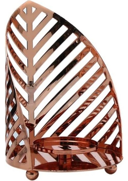 Renkli Palmiye Tasarımlı Büyük Dekoratif Mumluk AK.JE0101