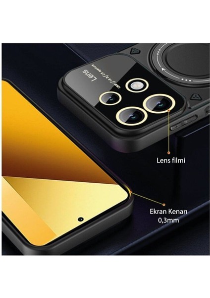 Tecno Spark Go 2023 Uyumlu Kılıf Magsafe Standlı Kamera Lens Korumalı Renkli Dayanıklı Tank Kapak modelleri