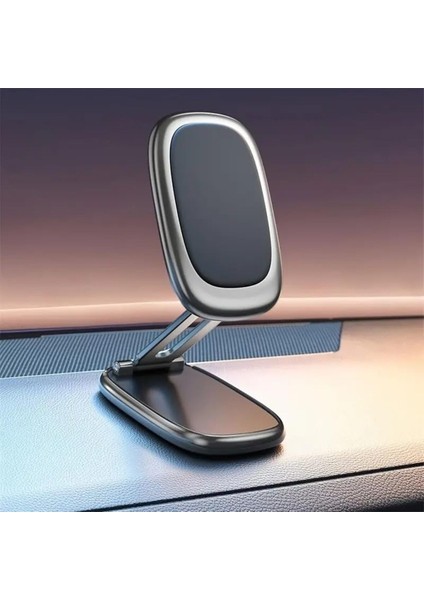 Tüm Telefonlarla Uyumlu Araç Içi Telefon Tutucu Güçlü Mıknatıslı Dönebilen Ayarlanabilir Katlanabilr modelleri