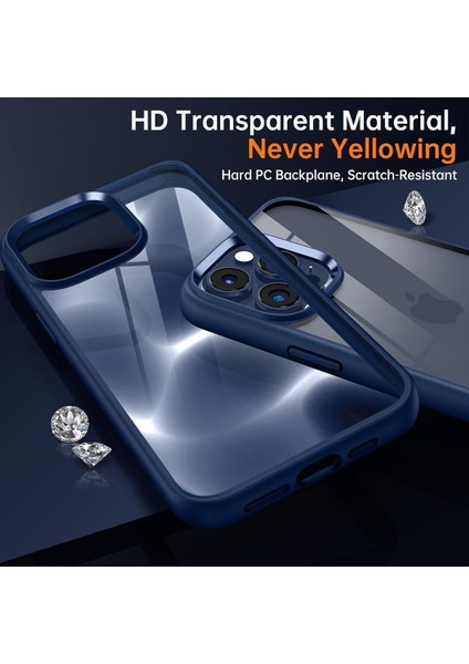 iPhone 15 Pro Max Uyumlu Kılıf Kamera Çevresi Metal Sararmaya Karşı Dayanıklı Koruyucu Silikon Kapak fırsatları
