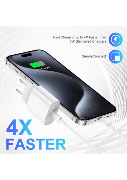 Apple Ipad Iphone 15/16 Plus/16 Pro Max Uyumlu 35W Hızlı Şarj Usb-C Type-C Pd Şarj Cihazı Şarj Aleti fiyatları