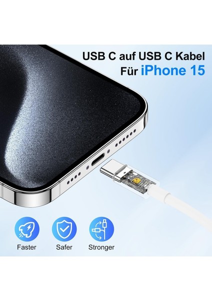 Apple Ipad Iphone 15/16 Plus/16 Pro Max Uyumlu 35W Hızlı Şarj Usb-C Type-C Pd Şarj Cihazı Şarj Aleti