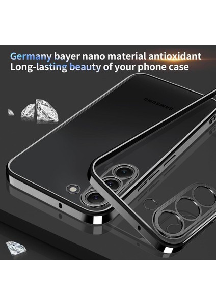 Samsung Galaxy A55 Uyumlu Kılıf Kenarları Renkli Kamera Korumalı Dayanıklı Şeffaf Silikon Kapak fiyatları