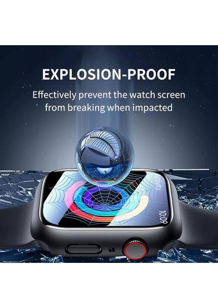 Apple Watch Watch 10 Serisi 46MM Uyumlu Kılıf Kasa ve Ekran Koruyucu Guard Case Renkli Kasa Koruma