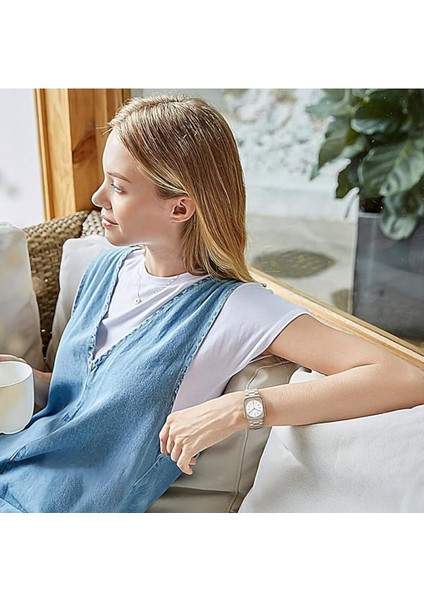 Apple Watch 9 8 7 6 5 4 3 2 Se 42MM/44MM/45MM/49MM Uyumlu Kordon Ayarlanablir Parlak Metal Paslanmaz