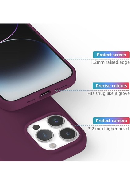 Yüksek Kaliteli iPhone 13 Pro Uyumlu Kılıf Liquid Silikon Renkli Mat Lekelere Dayanıklı Kaymaz modelleri