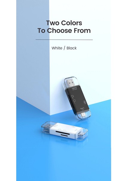 Ipad/macbook/iphone 15/15 Plus/15 Pro Max Uyumlu Type-C To Usb/micro Sd Card Reader Okuyucu Çevirici