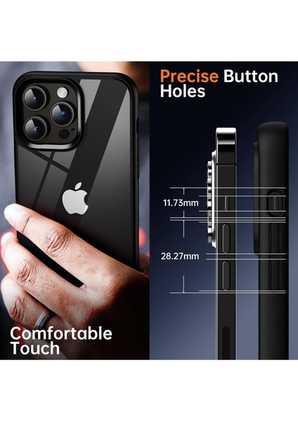 iPhone 14 Pro Uyumlu Kılıf Kamera Çevresi Metal Sararmaya Karşı Dayanıklı Koruyucu Silikon Kapak indirimleri