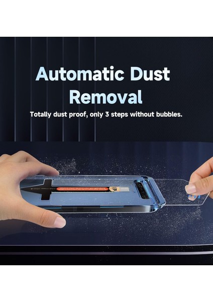 Samsung Galaxy S24 Uyumlu Hayalet Ekran Koruyucu Takma Aparatlı Kolay Kurulum Temperli Cam