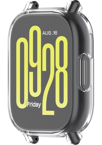 Xiaomi Redmi Watch 5 Active Uyumlu Ekran ve Kasa Koruyucu Çizilme ve Darbelere Dayanklı Esnek Koruma
