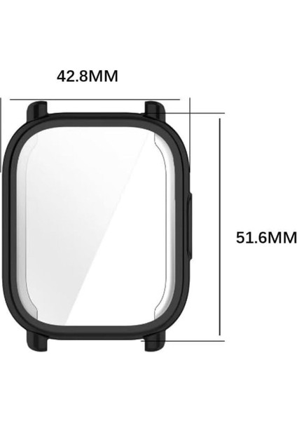 Xiaomi Redmi Watch 5 Active Uyumlu Ekran ve Kasa Koruyucu Çizilme ve Darbelere Dayanklı Esnek Koruma