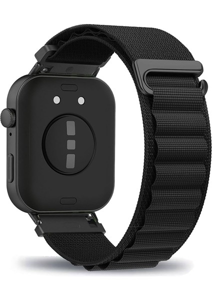 Huawei Watch Fit 3 Uyumlu Kordon Alpine Kumaş Kordon Ayarlanabilir Metal Toka Aparatlı Dayanıklı