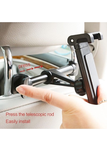 Araç Içi Tablet Tutucu Arka Koltuk Için Çocuk Tablet Tutucu ve Telefon Tutucu Model 4.7 ile 12.9 Inç modelleri