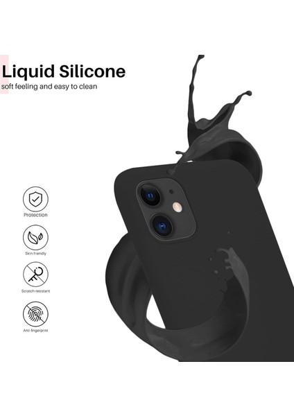 Yüksek Kaliteli iPhone 11 Uyumlu Kılıf Liquid Silikon Renkli Mat Lekelere Dayanıklı Kaymaz