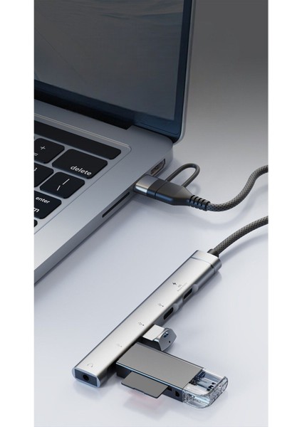 iPhone 11/12/13/14/15 Plus/16 Pro Max Uyumlu Type-C/lightning To Usb/type-C/3.5mm Jack Çevirici Hub fiyatları