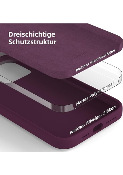 Yüksek Kaliteli iPhone 14 Pro Max Uyumlu Kılıf Liquid Silikon Renkli Mat Lekelere Dayanıklı Kaymaz