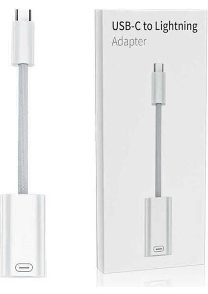 Iphone 16/16 Pro/16 Plus/16 Pro Max Macbook Ipad Uyumlu Type-C Usb-C Lightning Çevirici Dönüştürücü