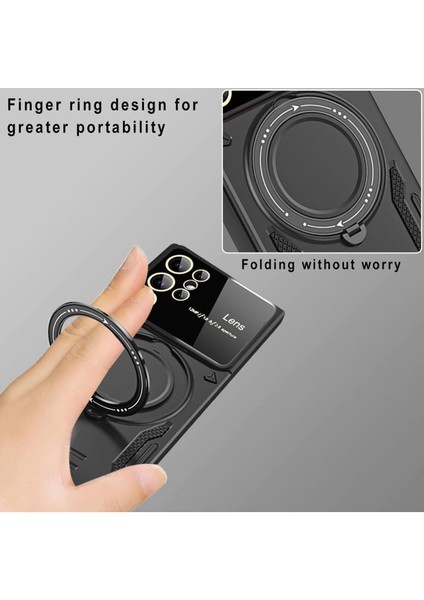 Samsung Galaxy S25 Ultra Uyumlu Kılıf Magsafe Standlı Kamera Lens Koruma Dayanıklı Renkli Tank Kapak indirimleri