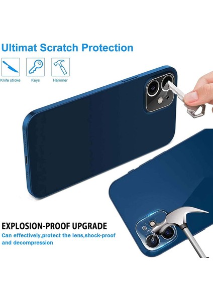 iPhone 11 Uyumlu Şeffaf Kamera Lens Koruyucu Temperli Cam Dayanıklı Kamera Lens Koruma indirimleri