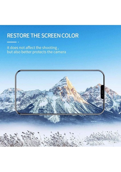 iPhone 11 Uyumlu Şeffaf Kamera Lens Koruyucu Temperli Cam Dayanıklı Kamera Lens Koruma